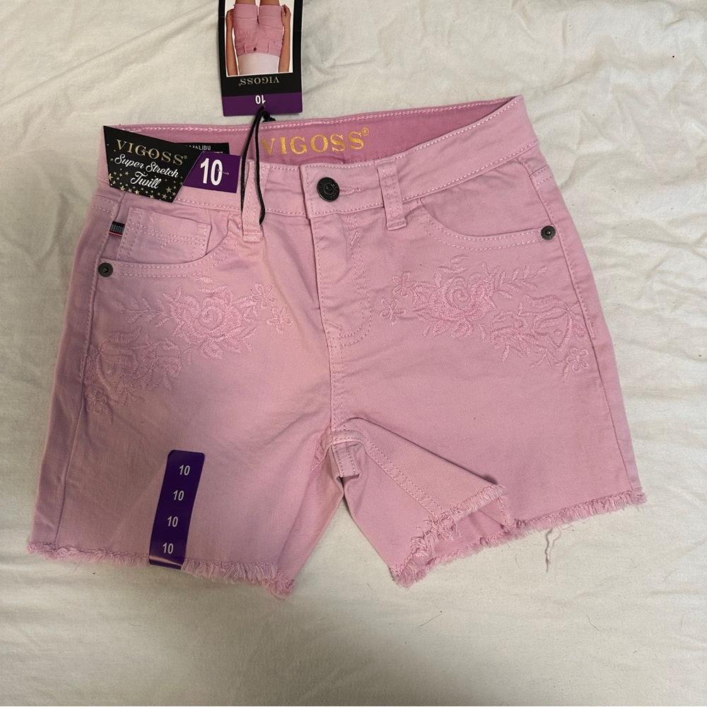 Vigoss NWT Pink Twill Shorts, 10